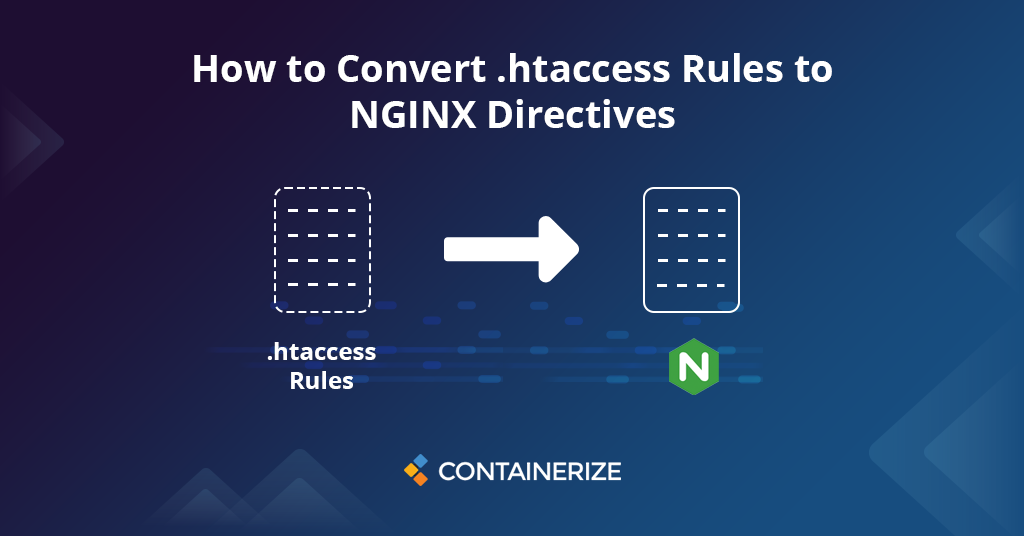 تحويل .htaccess إعادة كتابة القواعد إلى توجيهات nginx