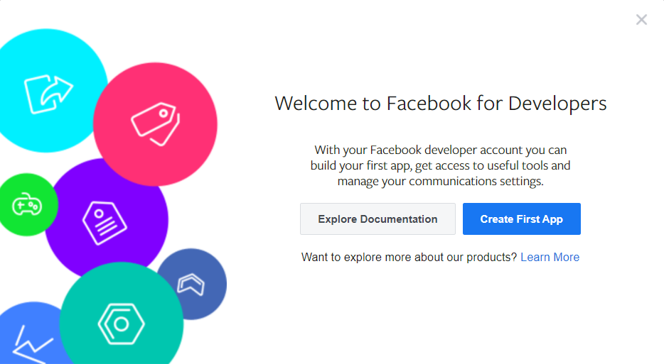 Mautic - Integración de Facebook - Crear primera aplicación