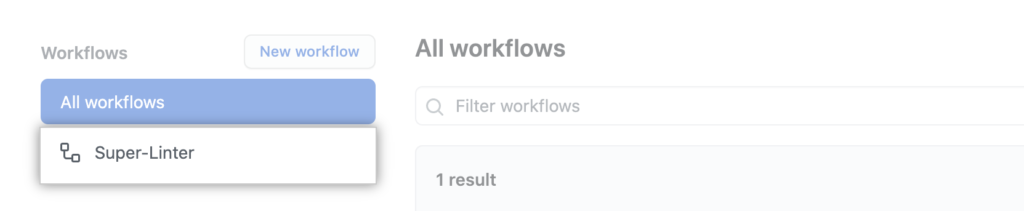Действия GitHub Workflow