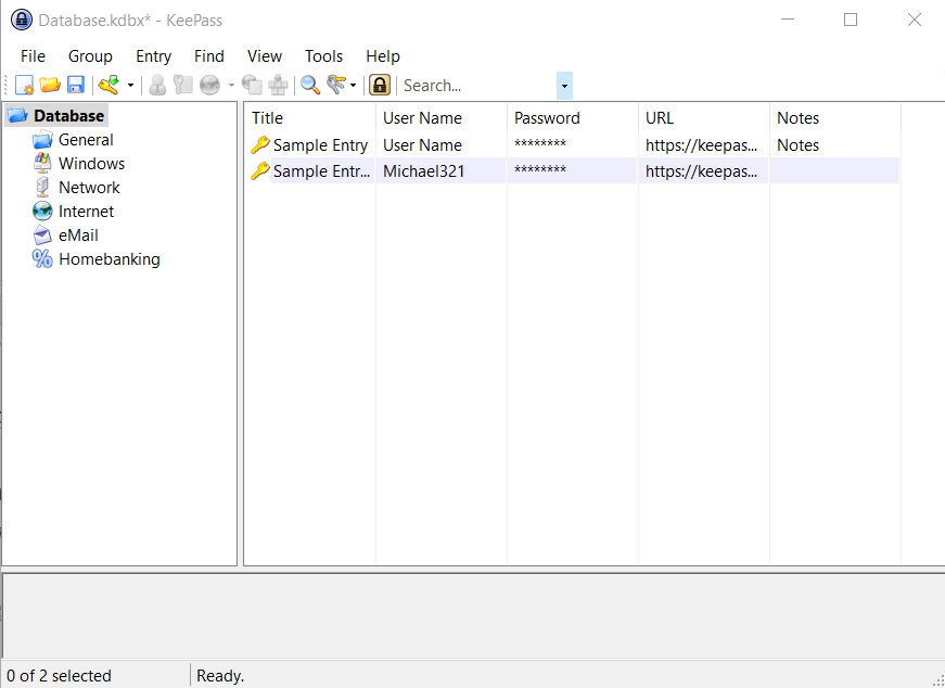 Thiết lập và quản lý Trình quản lý mật khẩu Keepass cho Windows